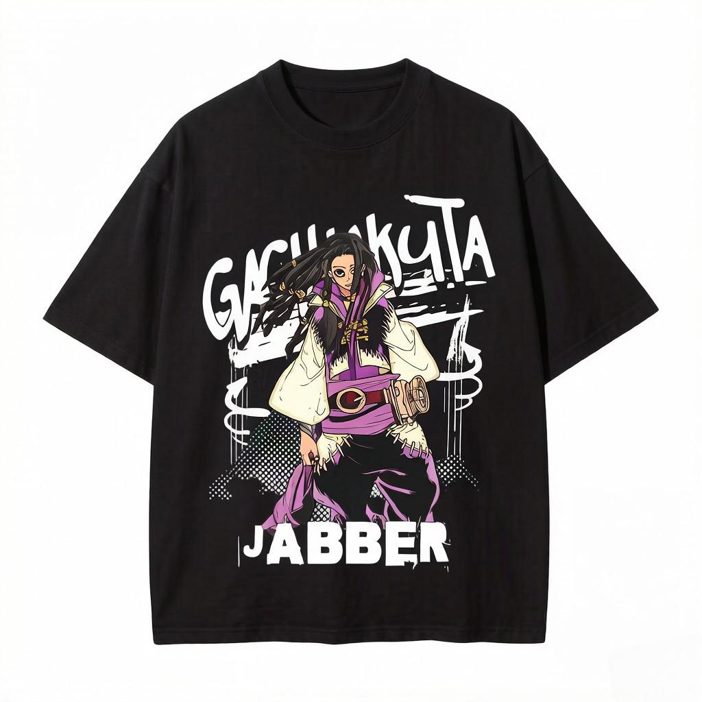 Anime-style T-shirts Include Streetwear Hip-hop Style Retro T-shirts Short-sleeved Shirts and Summer Clothing