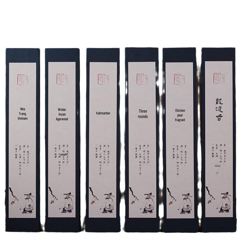 Goose Pear Chen Xiang Incense Sticks for Indoor Use with Sandalwood and Dragon's Saliva Fragrance.