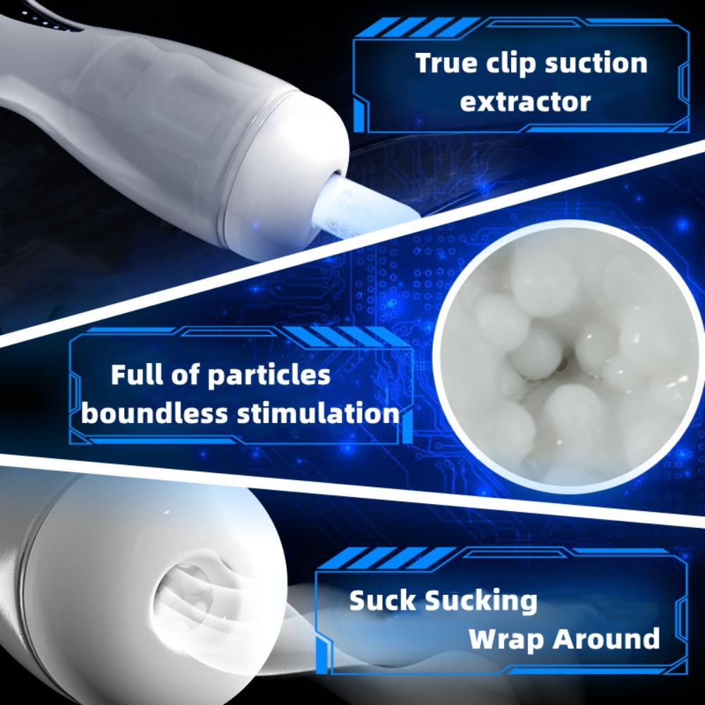 Automatisk sugende mannlig masturbatorkopp Oral vaginavibrator Sexy leker for menn Blowjob Sexmaskin Voksenvarer for menn 18+