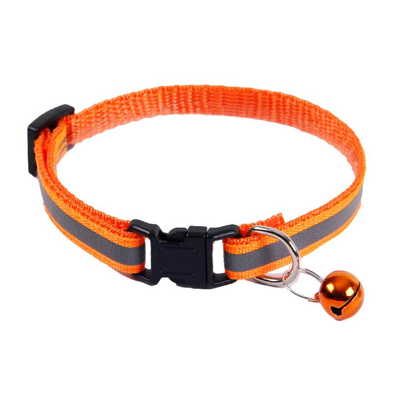 Reflective Cat & Dog Collar with Luminous Bell