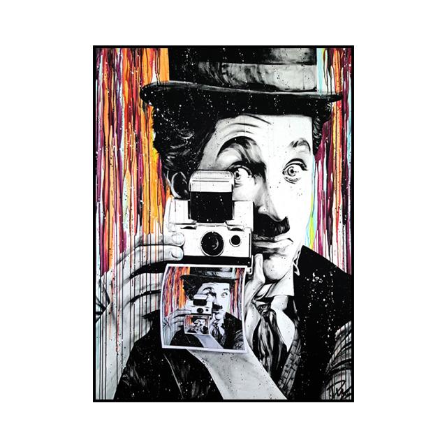 

Чаплин Чарли Холст Плакат Граффити Уличный Стиль Декоративная Живопись Гостиная Художественная Картина Для Современного Домашнего Настенного Декора Подарки 21cm×30cm NoFrame