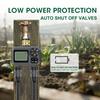 Outdoor Irrigation Valves Double Zone Control BSP 3/4” Brass Fitting IP55 Rate Weatherproof LCD Monitor