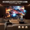 iSinbox 500ANSI Lumens Integrated Gimbal Small Projector Home Ceiling Projection 22000LM 1080P Compatible 6 Small Home Projector Automatic Keystone
