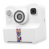   Print Camera White 2.4 Inch Screen 16X Zoom 1080P Digital Camera with Print Paper for Present
