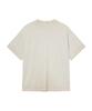 DEINET Washed Logo T-Shirt In Beige
