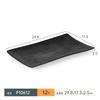 1 Pc Melamine Black Plate Restaurant Flat Dinner Plate Tableware