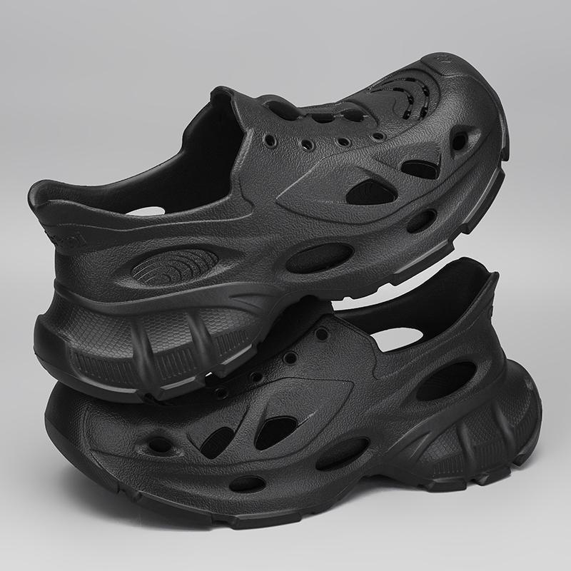 

Кокосовые сабо мужские уличные спортивные шлепанцы летние уличные нескользящие молодежные для реки, пляжные сандалии 44