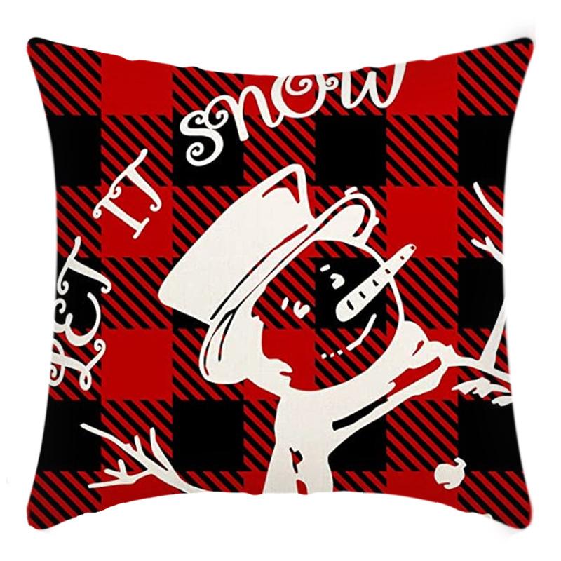 New Christmas Pillowcases Christmas Sofa Living Room Pillowcases Pillowcase Combination Pillowcases