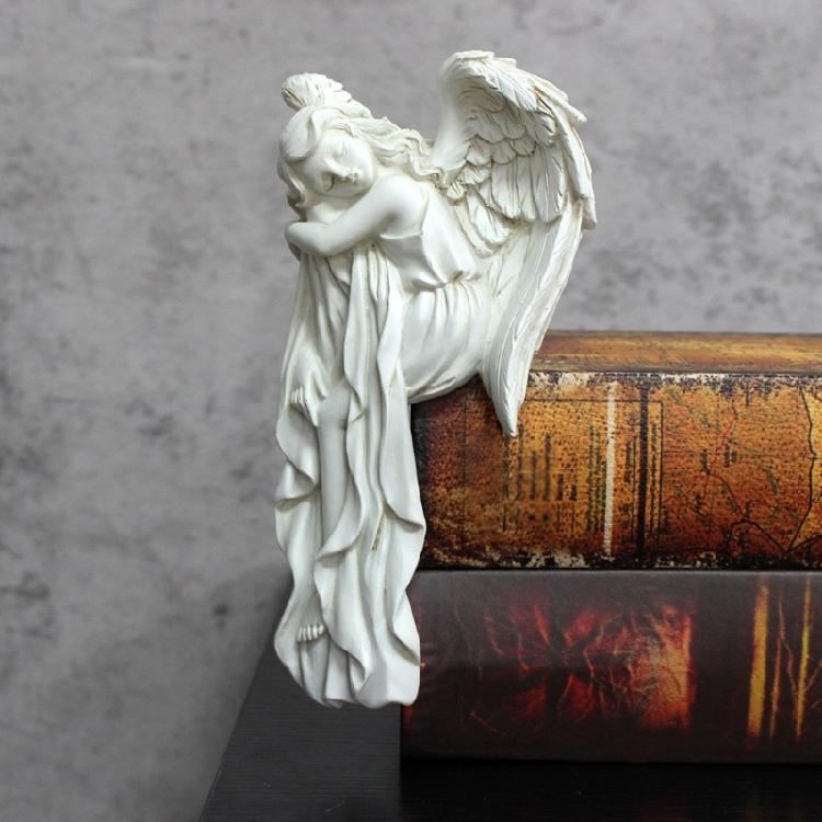 Creative Resin Angelic Figurine European Hanging Door Frames Enhances Space Decoration for Homeowner and Designers