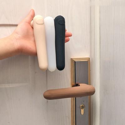 Portable Silicone Door Handle Cover Anti Collision Anti-Static Door Knob Cover Silent Anti-Slip Doorknob Sleeve for Home