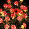 Garden Mushroom Lamp Holiday Lights Mushroom String Lights New Fairy String Lamps  Outdoor Indoor