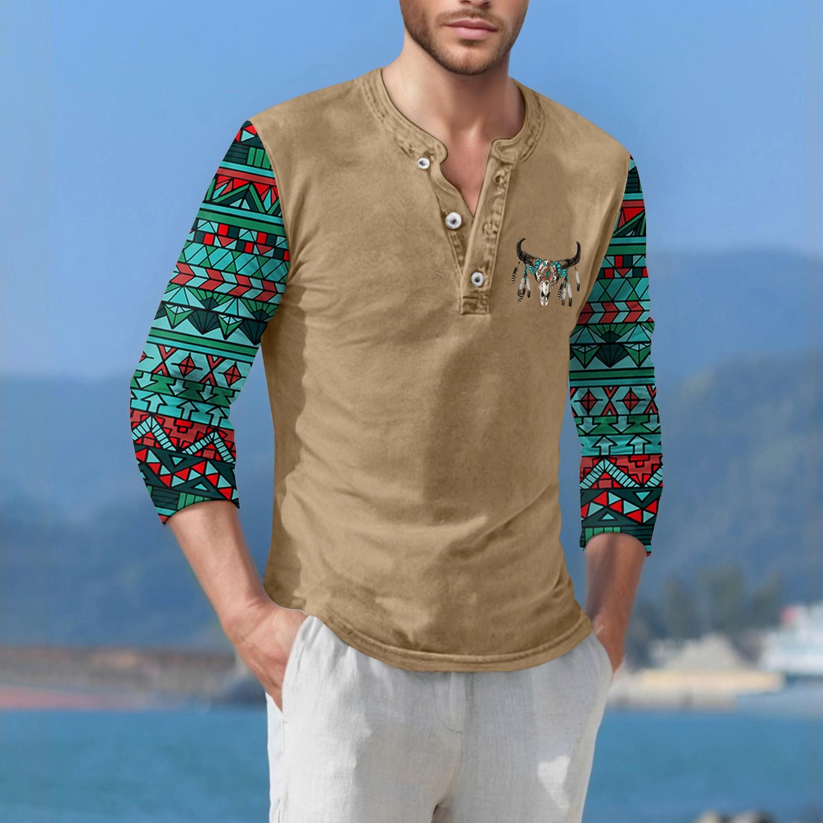 

Мужская футболка уличная повседневная мода с длинными рукавами XXL хаки