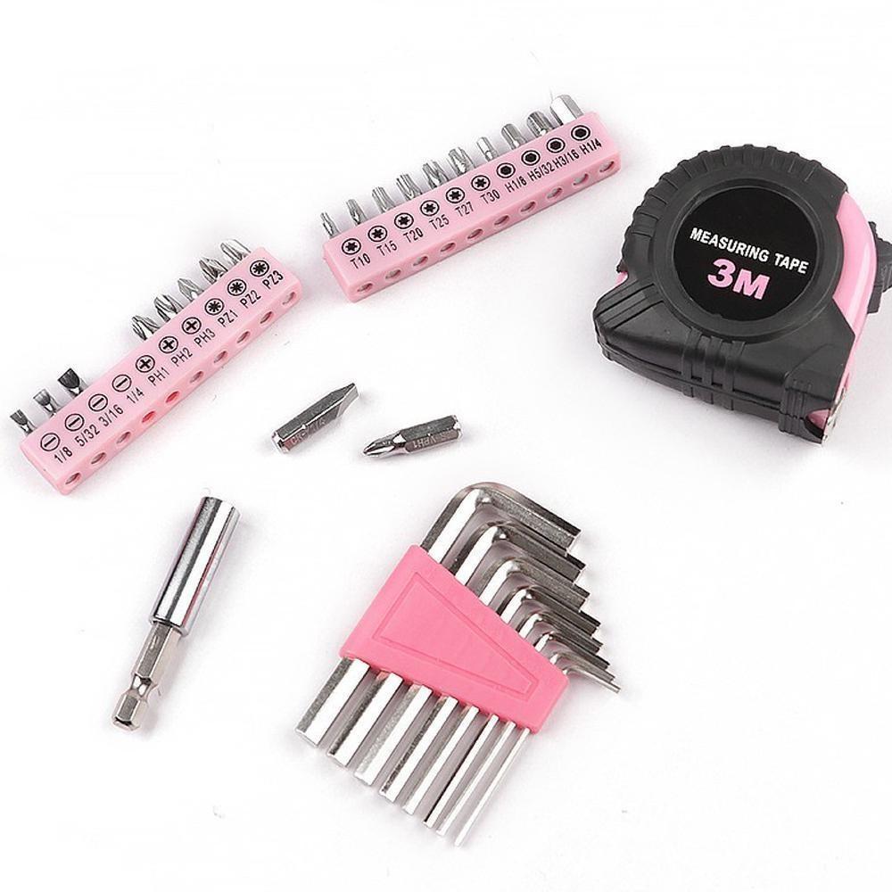 39Pcs/Box Basics Household Tool Kit with Tool Storage Case Family Necessities