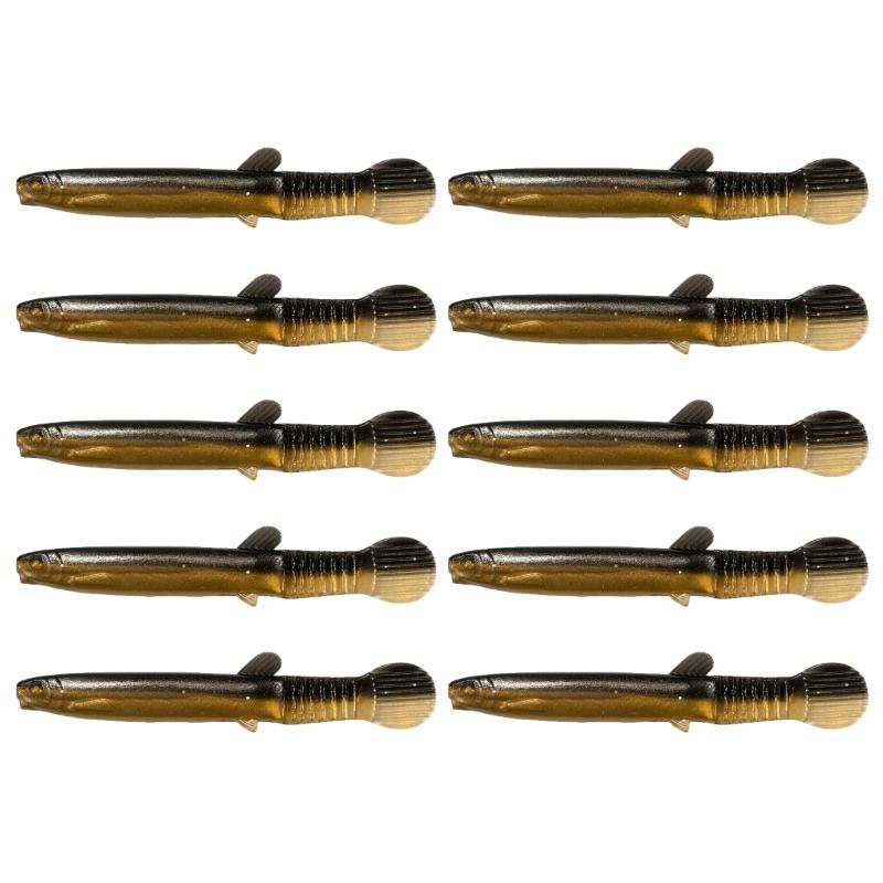 

10/20Pcs Artificial Soft Lures Worm Baits Wobbler Loach Soft Baits Multisection Tail Swimbaits Fishing Tackle Lures