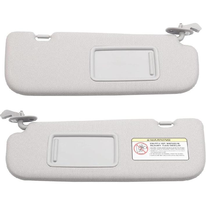 Dasbecan Gray Left Driver Side Sun Visor Compatible With Hyundai Elantra 2011 2012 2013 2014 2015 Replaces# 852103X000TX