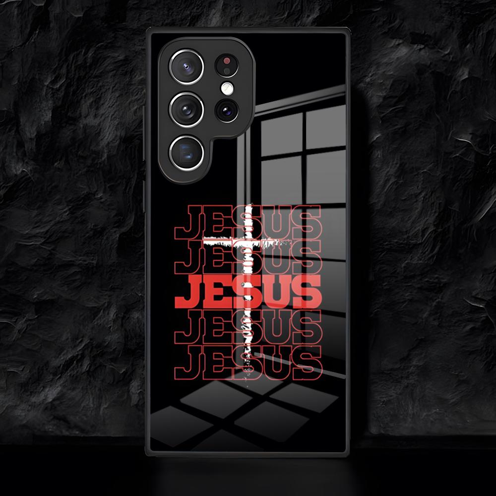

Christian Jesus The Way Truth Life Phone Case For Samsung S26 S25 Edge Ultra 24 23 22 21 Ultra Plus Fe A55 56 15 4G 5GGlass Cove Galaxy S25 FE