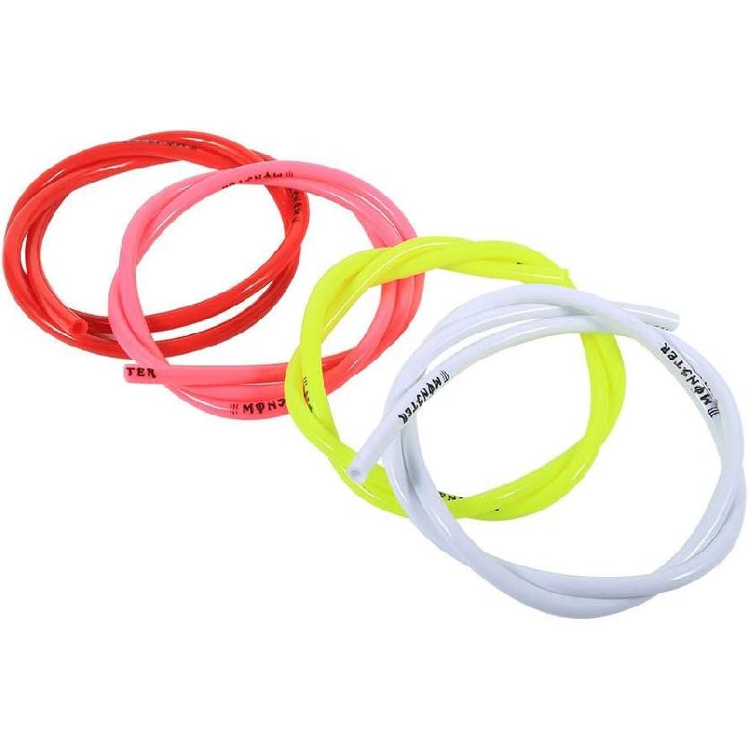 Colorful Gas Petrol Fuel Line Hose Tube Pipe, Petrol 1/4 inch 3 Feet for Motorcycle Dirt Pit Bike ATV Snowmobile PWC Jet Ski Polyurethane(Yellow)