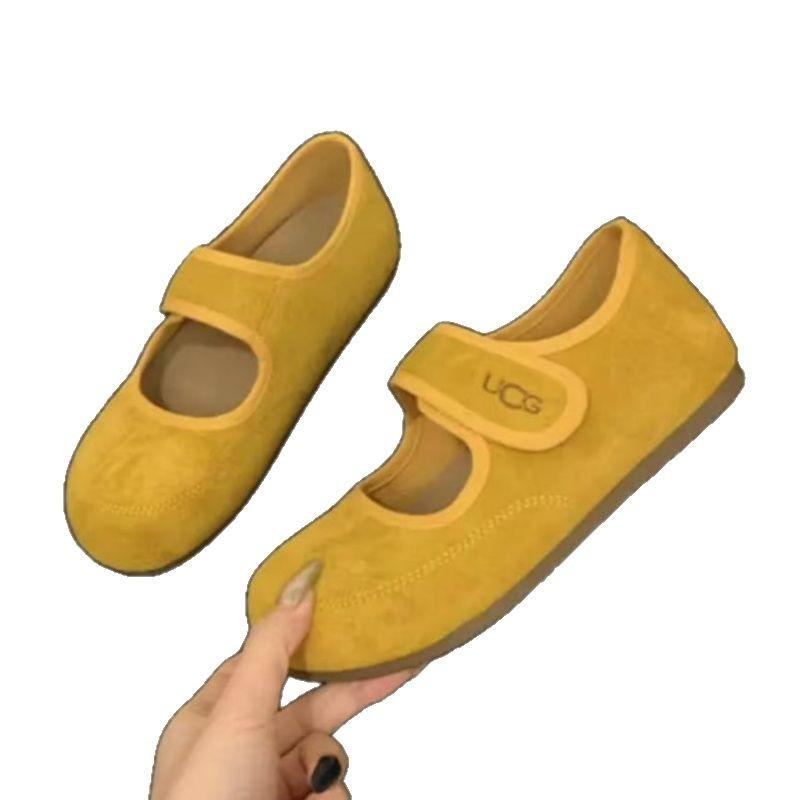 Platform women's new spring and summer ugly cute Velcro retro Mary Jane single shoes