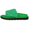 LOUIS VUITTON Slide Slippers Women's Green 1AB1N5