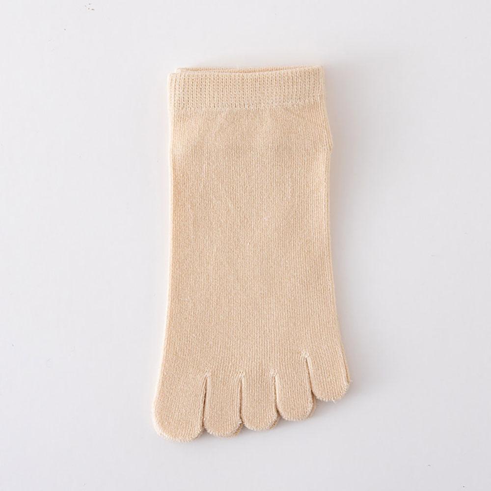 ! Women Toe Socks with Separate Fingers Summer Solid Color Cotton Five Finger Socks Women Low Cut Ankle Socks Yoga Sport