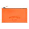 Hermes Neobain 28 Embossed Logo Nylon Clutch Bag Medium Women clutch bag Orange H104312M03