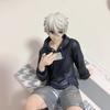 BLUE LOCK Nagi Seishiro Figurka Anime Białe Włosy Shinji Piłka Nożna Model Statua Kolekcjonerska Boże Narodzenie Prezent Dekoracje
