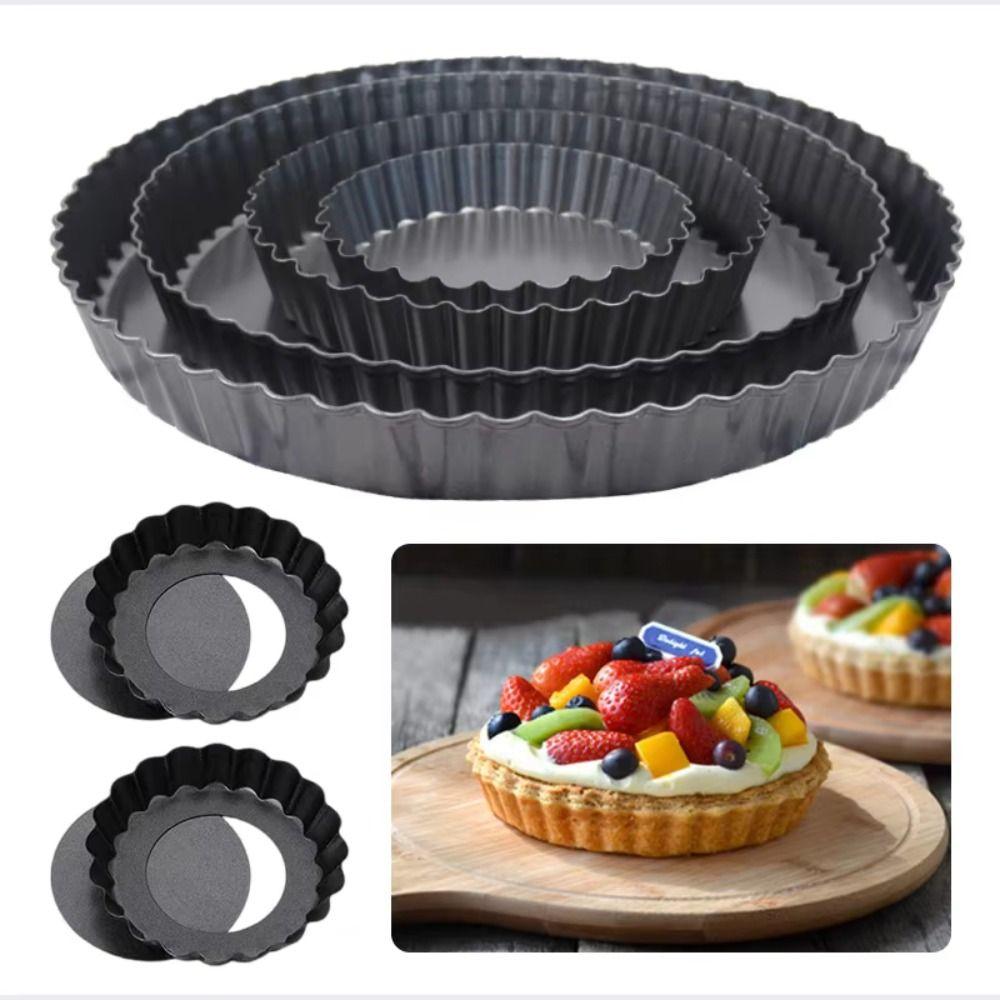 Easy Clean Pie Mould Removable Bottom Pizza Mould Quiche Pans Cake Mould Baking