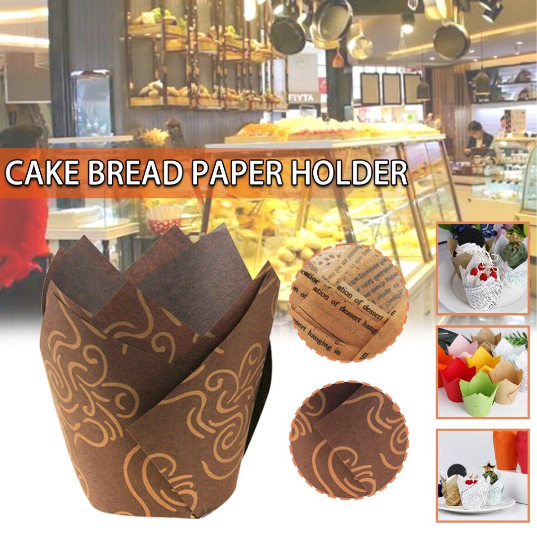 

PDTO вкладыши для кексов-тюльпанов, бумажные чашки для выпечки, жиронепроницаемые вкладыши для кексов, обертка для кексов