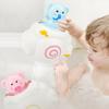 Drijvend Wol Water Speelgoed voor Kinderen Bad en Zwembad Schattige Regen Douche Sprinkler met Gesimuleerd Regen Effect Geen Batterijen Nodig Leuk Peuter Bad Speelgoed