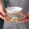 Gold Candle Essential Oil Burner Romantic Incense Burner Tealight Holder  Yoga Studio