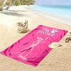 Pink Panther Print Strandtuch, Großes Weiches Schnelltrocknendes Handtuch für Strand Camping Schwimmen