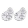 1/2Pcs Egg Cutting Tool Quick Clean Triple-Slice Mode Horizontal/Vertical Food Slicer Perfect Boiled Egg Slices Maker