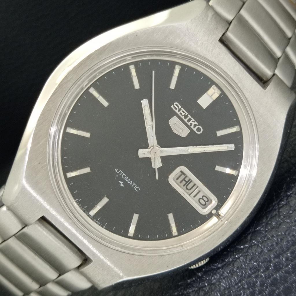 

ОРИГИНАЛЬНЫЕ ВИНТАЖНЫЕ ЧАСЫ SEIKO 5 ЯПОНИЯ АВТОМАТИЧЕСКИЕ 7009A МУЖСКИЕ ОРИГИНАЛЬНЫЙ ЦИФЕРБЛАТ a702419-5 R124-a702419