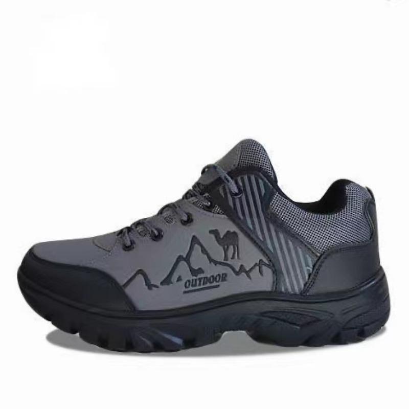 New hiking shoes spring fashion lightweight breathable sports shoes youth outdoor trend leather men's shoes