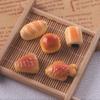 Miniature Bean Paste Roll and Fish Bread Resin Dollhouse Toy Accessories