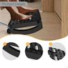 180° Adjustable Office Footrest, Double Row Massage Rollers, Textured Surface, Non-Slip