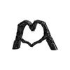 Halloween Skeleton Heart Gesture Home Desktop Living Room Creative Halloween Decoration Decoration Resin Crafts