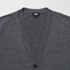 Uniqlo Japan Extra Feiner Merino V-Ausschnitt Cardigan Langarm