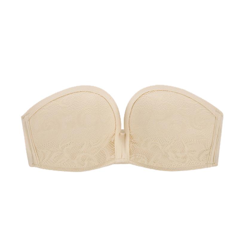 Lace Miracle Strapless Non-Slip Invisible Push-Up Bra
