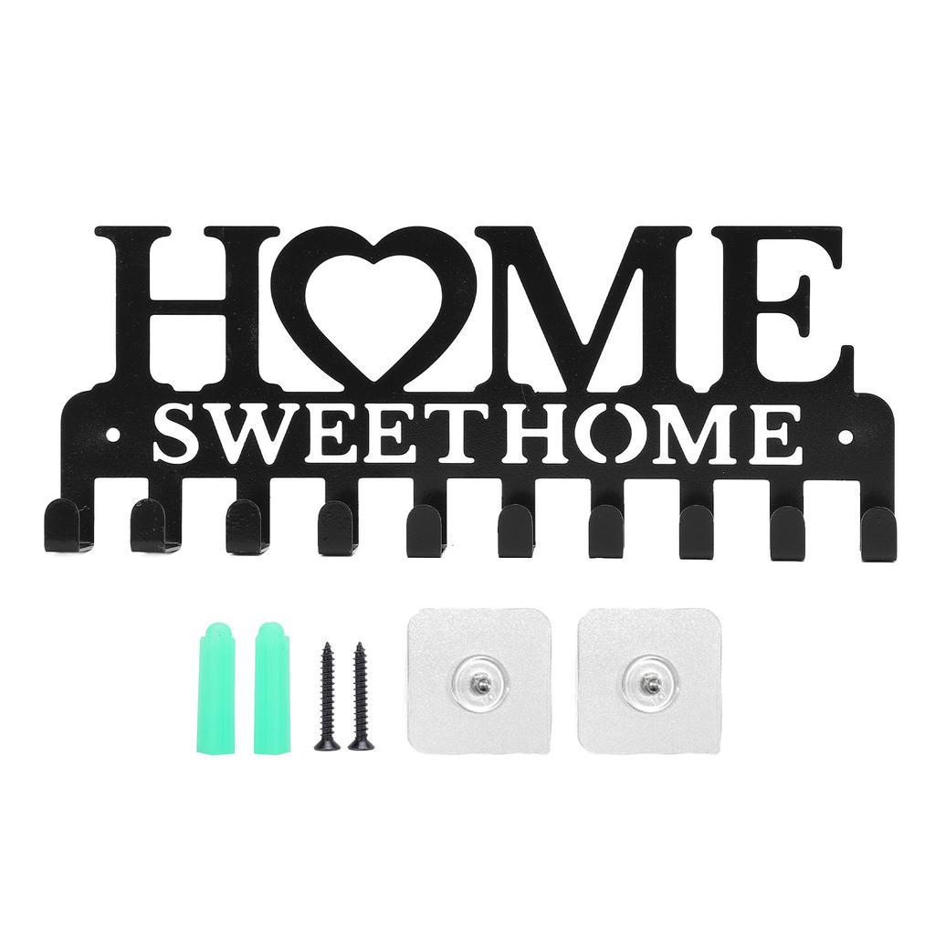 Key Holder Hooks Organizer Wall Mounted Key Hanger Rack Wall Decorative Metal Key Organizer for Livi