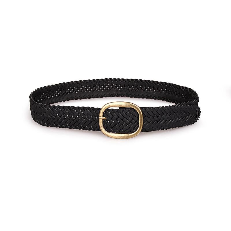Universal Men and Women, Non-hole Woven Versatile Casual Belt