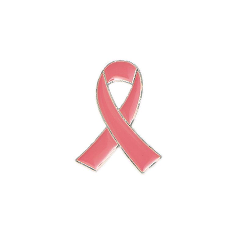 Sechsfarbige AIDS-Bewusstseins-Schleifennadel - Liebe deine Brüste Wohltätigkeitsabzeichen