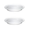 HARIO Pie Set of Microwave Oven Heat-Resistant Plates, 2, Compatible, HPZ-1812