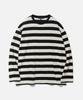 VASTIC Oversized Striped Long Sleeve_Black / White
