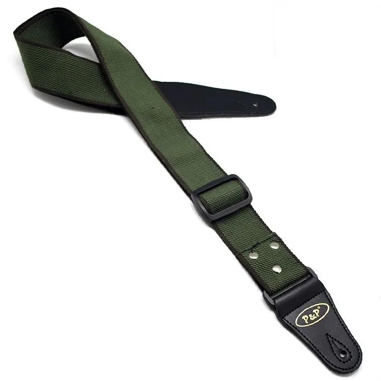 Adjustable Pure Cotton Guitar Strap  for Guitar Bass Guitar Parts Accessories  Guitar Accessories  Bass Guitar Colors Optional