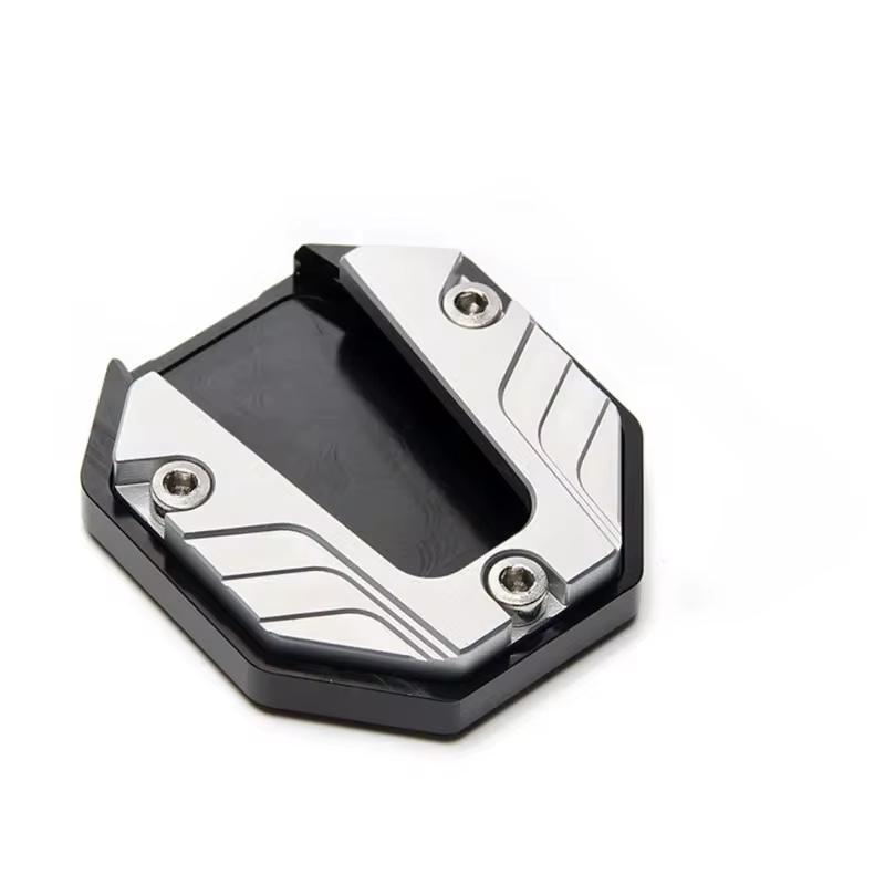 Aluminum Alloy Motorcycle Bike Kickstand Extender Foot Side Stand Extension Foot Pad Support Plate Motorbike Accessories
