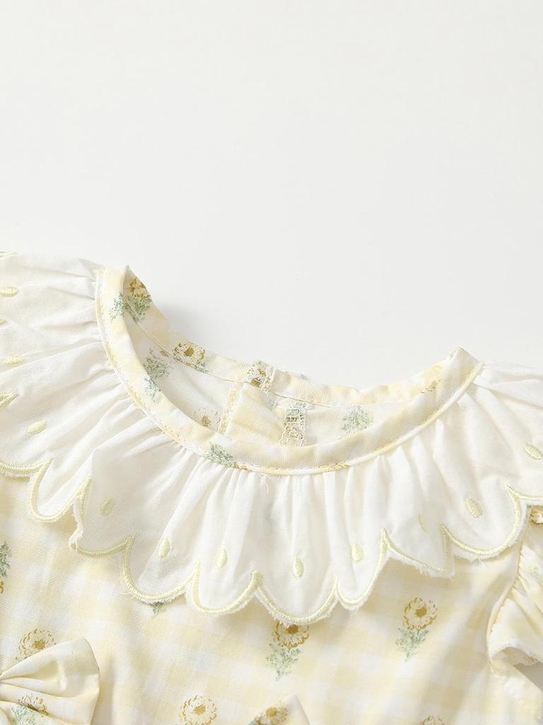 Entzückender Sommer-Babybody – Süßer, stylischer Prinzessinnen-Strampler mit Windelüberzug