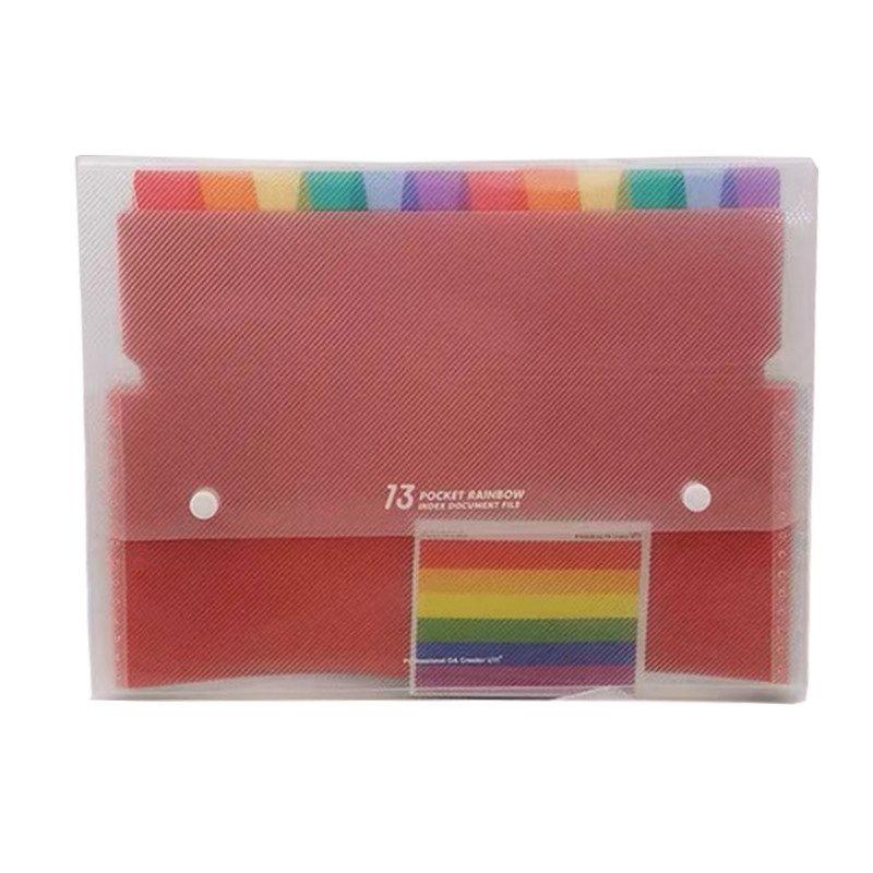 

Cartoon A4 Portable Organ Bag Folder Storage Multi-Layer Classification Large Capacity File Binder Student Test Paper Info Booklet Double Deduction