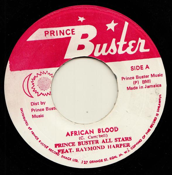 7inch Record PRINCE BUSTERS ALL STARS RAYMOND African Blood Sounds And Pressure NONE Prince Buster Jamaica Reggae Ska Dub Used