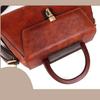 Johnature Luxury Handbags Women Bags Retro Genuine Leather Solid Color Lady Shoulder Bags Leisure Cowhide Messenger Bag